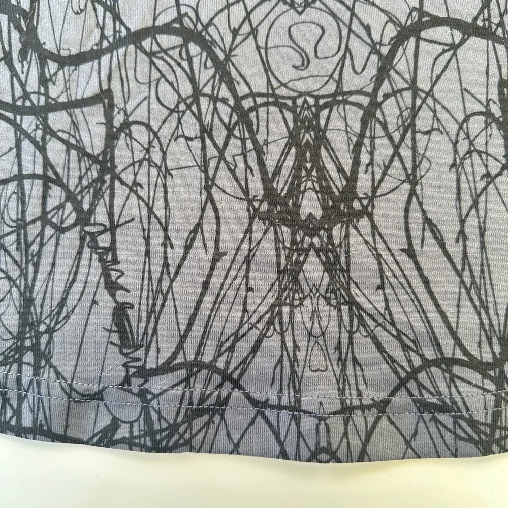 Lululemon Cool‎ Racerback Coal Ground Nesting Black Bird Athletic  Gray Size 2